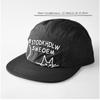 Cat Embroidered Pattern Quick-Dry Baseball Caps Flat Brim Baseball Caps  for Men and Women