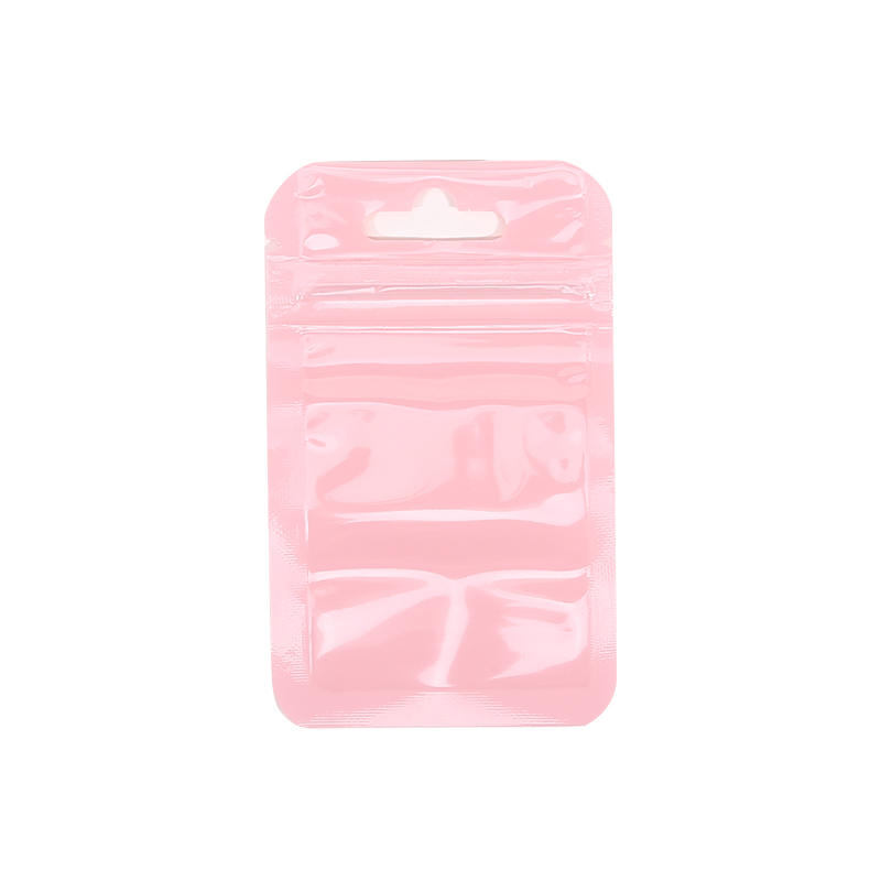 100pcs Macaroon Candy Colors Jewelry Bags For Necklace Earrings Ring Hair Clip Travel Plastic Jewelry Package Storage Bag