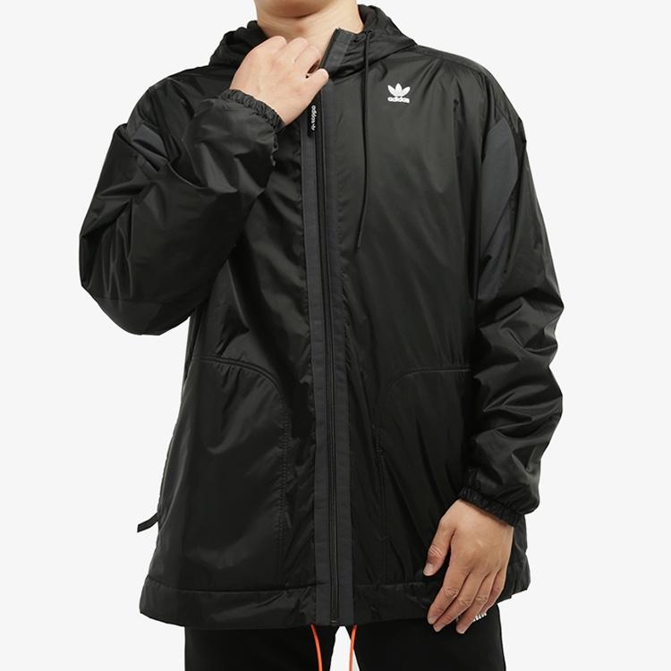adidas originals Pt3 Hd Pf Jkt Athleisure Casual Sports Windproof Wear-resistant Hooded Jacket Black Men's GC8701