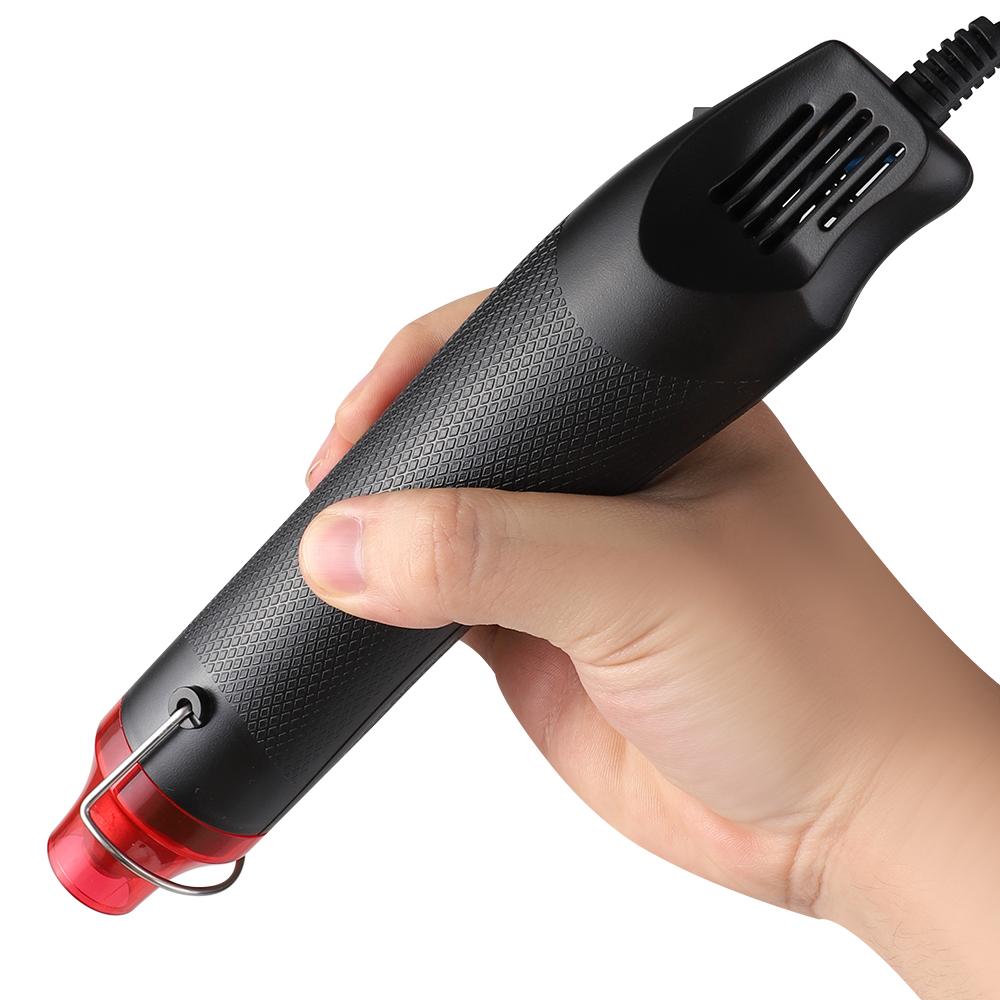220V/110V Mini Heat Gun Electric Power Hot Dryer Hot Air Gun 300W Heat Temperature Blower Shrink Plastic Soldering DIY Crafts Tool