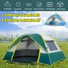 2-3 Person/3-4 Person Fully Automatic Tent Rainproof Windproof Sunshade Awning Beach Camping Hiking Tent Camping Travel Family Tent Blue/Green