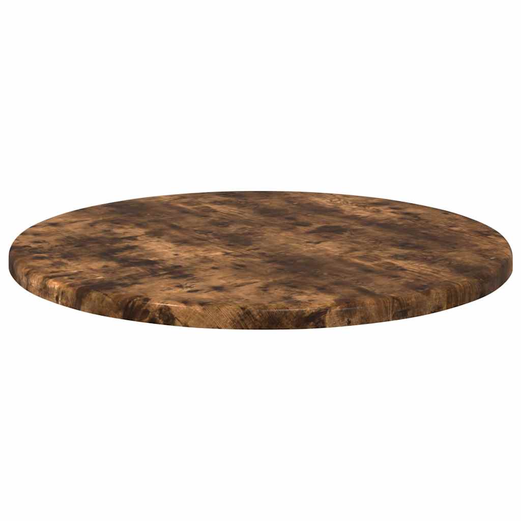 Smoke Oak Table Top Ø 40 x 1.5 cm Wood Based Material