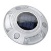 Solar Deck Lights Driveway Dock Lights 12 Led IP68 Waterproof Outdoor Warning Step Lights for Driveway Sidewalk Garden