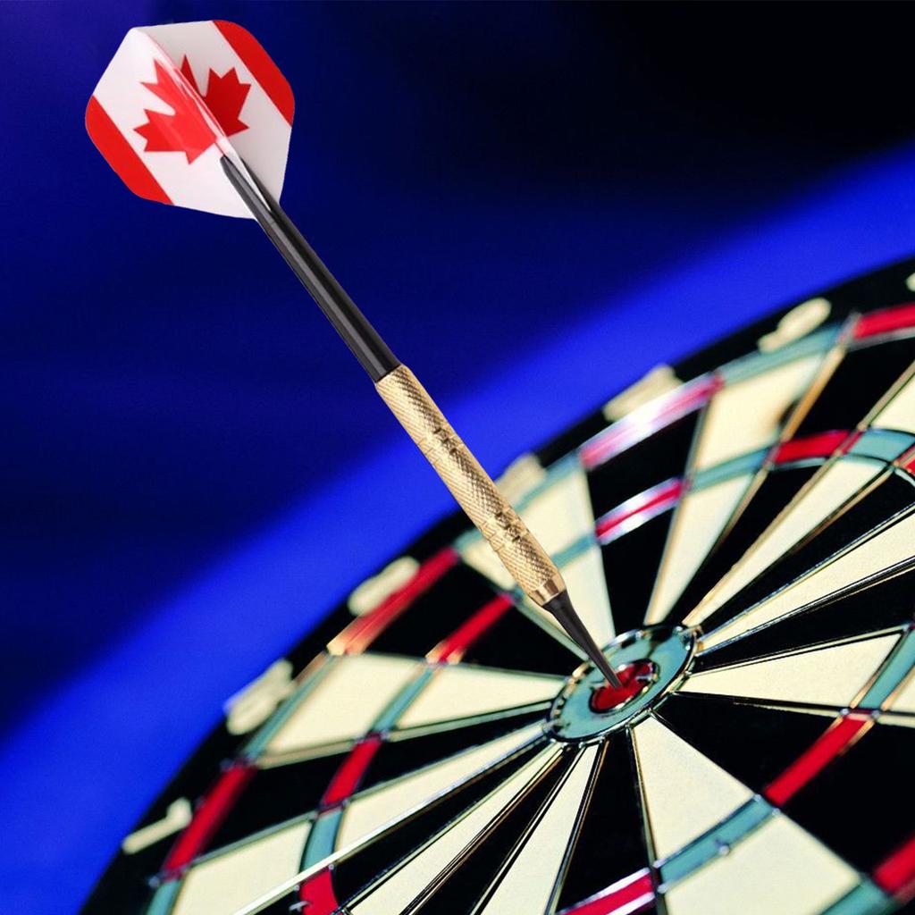 Safe Darts 12Pieces 14g Darts Set Soft Plastic Tip Plastic Barrels Iron Golden Plated Shaft Plastic Flight with 100 Tip