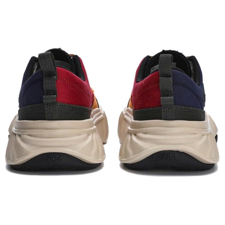 Fila Fosso Повседневная обувь Модная Универсальная Ретро Низкие парусиновые кеды Мужские кроссовки Синий Оранжевый F12M322301FMR