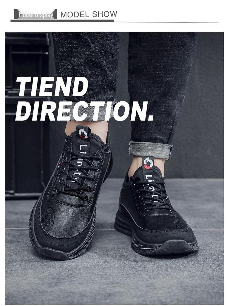 Мужская модная повседневная и спортивная обувь осень 2024 года: Молодежный корейский стиль