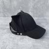 Sweet and cute cat ears hard top baseball cap female spring and summer versatile age reduction face small personality long tail cap