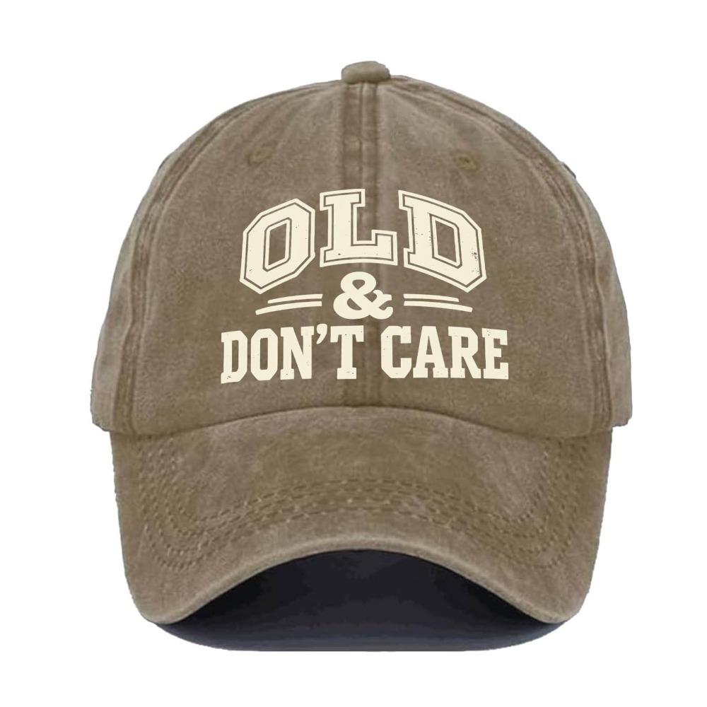 Vintage Distressed Cap Breathable Embroidered Hat Creative Gift Unisex Hat