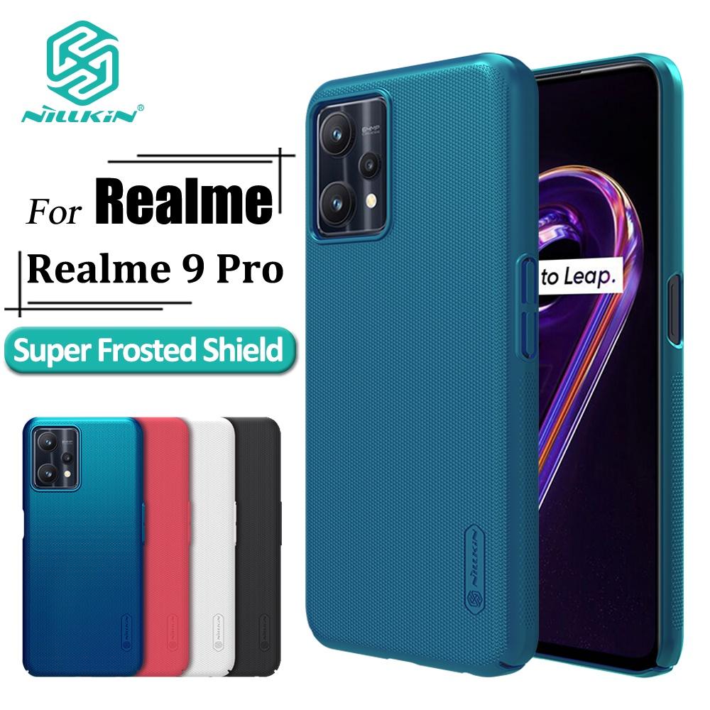 NILLKIN Чехол для телефона с суперматовым щитом Realme 9 Pro, ультратонкий матовый жесткий чехол из ПК с защитой от отпечатков пальцев, противоударная задняя крышка