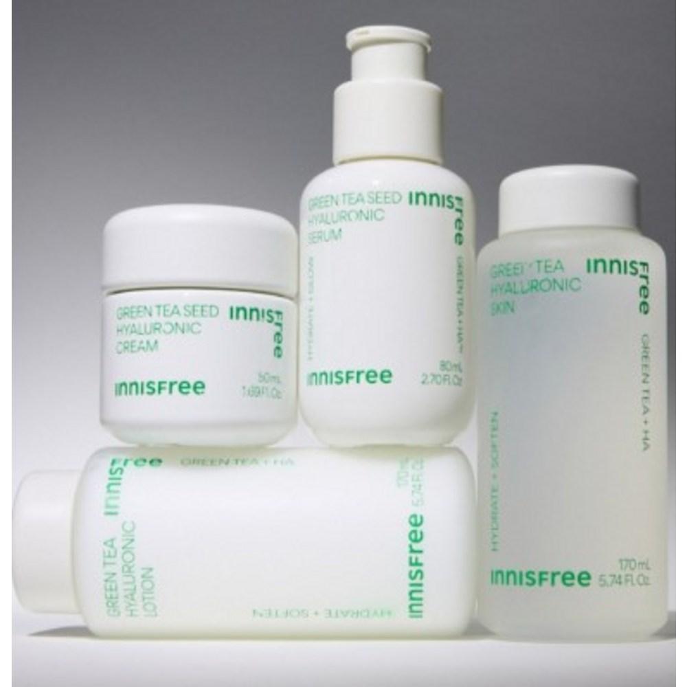 Innisfree Сыворотка с гиалуроновой кислотой из семян зеленого чая, 80 мл, 2 шт.