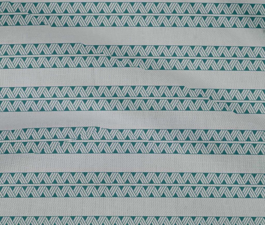 oneOone Ткань Cotton Flex Dark Teal Blue с полосками и шевронным геометрическим узором для шитья, напечатанная ткань для рукоделия, по ярдам 40 дюймов