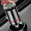 Автомобильное зарядное устройство из алюминиевого сплава PD30W Mini Pull Ring 100W Автомобильное зарядное устройство для прикуривателя