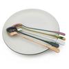 Colorful Long Handled Teaspoons Juice Coffee Stirring Cutlery Stainless Steel Spoon Ice Cream Dessert Spoon Kitchen Accessories