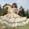 Платье Lolita Дизайн Platycodon Manor Пасторальный Стиль Op Короткий Рукав