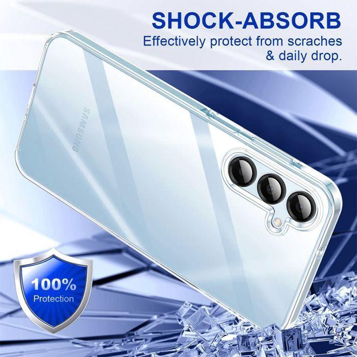 Coque de Protection - BOOLING - pour Samsung Galaxy S25 FE - Antichoc - Transparent - Intégrale Souple et Rigide