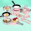 Kitchen Toy Set For Children Stainless Steel Mini Imitation Kitchen Cooking Tool Educational Toys Gifts For Boys And Girls