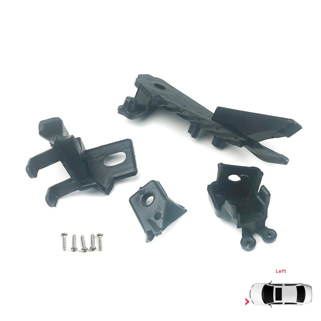 BHL546 Headlight Holder Mount Repair Bracket Tab Set Left Side for Renault Megane BFB K9A B9A MK4 2016-On 260601571R