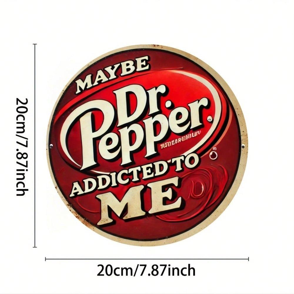 Винтажная металлическая вывеска Dr Pepper Настенное искусство Ретро Декор для кухни Бара Подарок