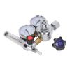 Nitrogen Gas Regulator Valve Flow Meter Brass High Accuracy Gas Regulator Gauge for Laboratory