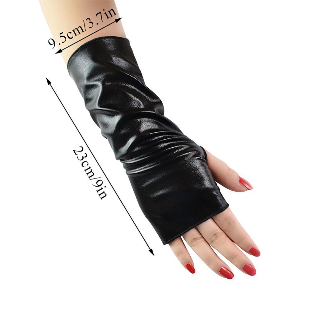 Color Fingerless Mittens Driving Mittens Punk Style Short Gloves Unisex Gloves Apparel Accessories