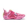 Li Ning Fan Wu 6 Ультралегкая технология Сетчатые Баскетбольные Кроссовки Мужские Кроссовки Ярко-Розовые ABFW019-10