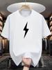 Stylish Unisexs TShirt 100 Pure Cotton Printed Pattern Versatile Simple LooseFit Casual And Comfortable