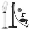 Air Toilet Plunger Pneumatic Drain Unblocker Ergonomically High Pressure Air Drain Blaster for