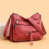 Сумка для мамы Женская сумка через плечо Мягкая кожа Большая вместимость Сумка на плечо