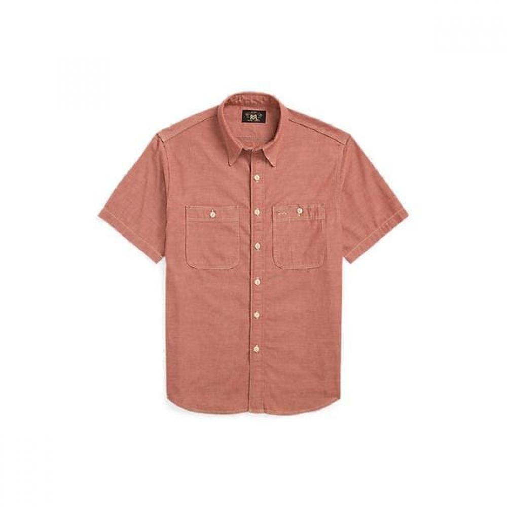 Double Rl Selvedge Detail Chambray Work Shirt Mnrrwov1n820057600
