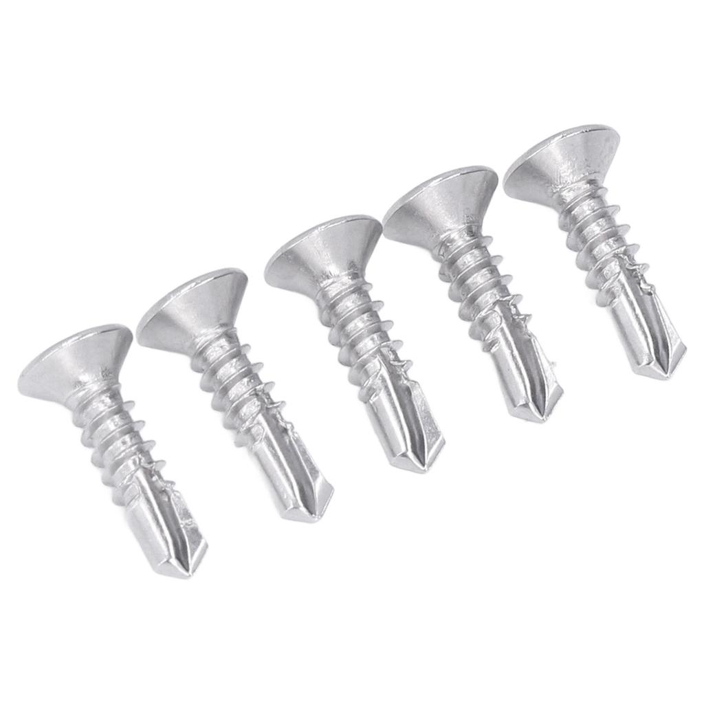 200 шт. Саморез с крестообразным потайным шлицем, нержавеющая сталь 410, номинальная длина 19 мм, M4.8?16