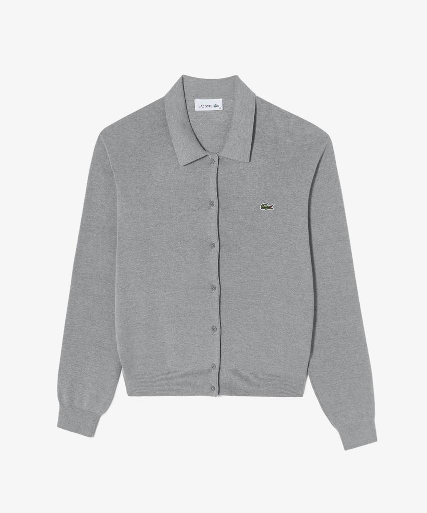 LACOSTE Women'S Polo Collar Cardigan Af893E-56N Cca