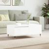 Coffee Table, White 90x50x36.5 Cm, Wood-based Material