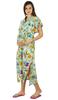 Kaftan With Belt Nursing Night Gown| Front & Back Buttons-To Be Moms