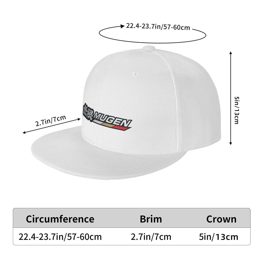 Mugen Motorsports Power Baseball Caps Snapback Fashion Baseball Hats Breathable Casual Casquette Outdoor for Unisex