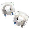 Rise Corporation Tapered Handlebar Clamp Aluminum Handlebar Clamp with Size T05Z9990083SL Kit, Conversion, Silver,