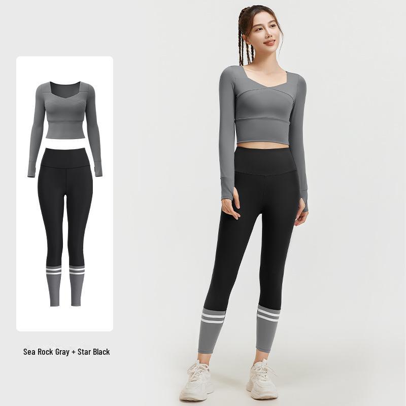 Juyitang Women's Stylish Yoga and Pilates Slim Fit Sports Suit