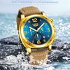 LIGE Luxury Chronograph Waterproof Man Watch Luminous Date Watch for Men Casual Leather Sports Military Men's Quartz Watches+Box