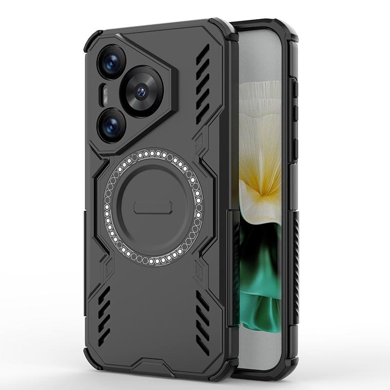 KEYSION Чехол с полым рассеивателем тепла для Huawei Pura 70 Pro+ Магнитное охлаждение Ударопрочный чехол для телефона Huawei Pura 70 Ultra