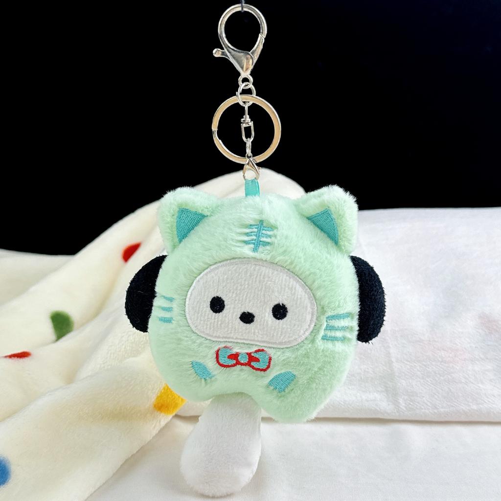 Горячая милая плюшевая игрушка-брелок Sanrio, аниме-аксессуар Куроми, цепочка для подвешивания на рюкзак, праздничные подарки для мальчиков и девочек