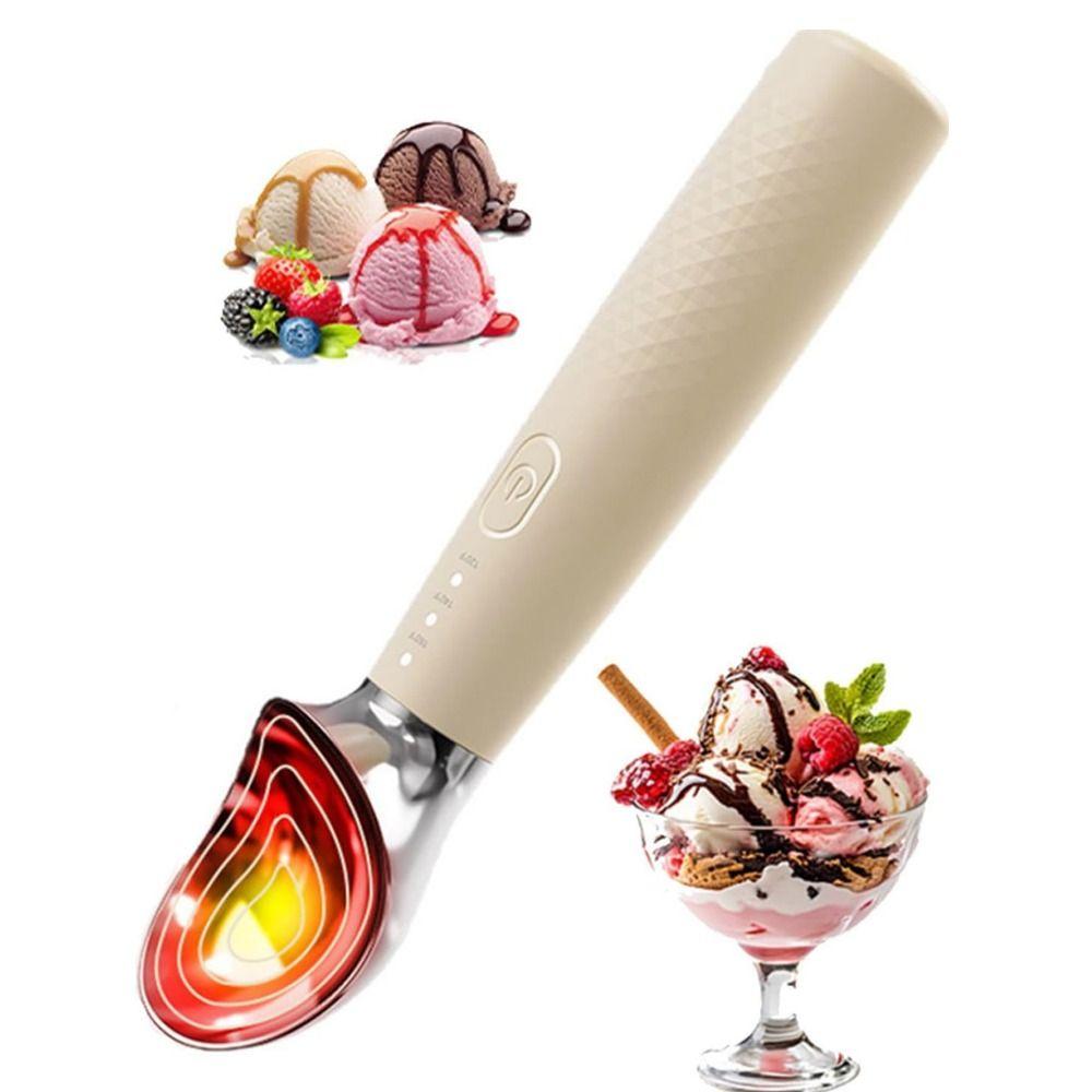 Rapid Heating Heated Ice Cream Scoop Electric Preheat Scooper  for Hard Ice Cream