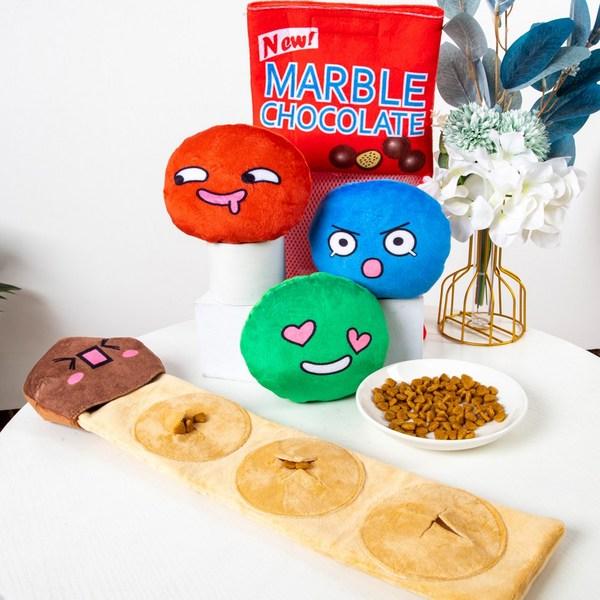 Игрушечная кукла Kopo для собак, снимает тревогу разлуки, рабочий набор со скрипучим носом + Daldal Choco