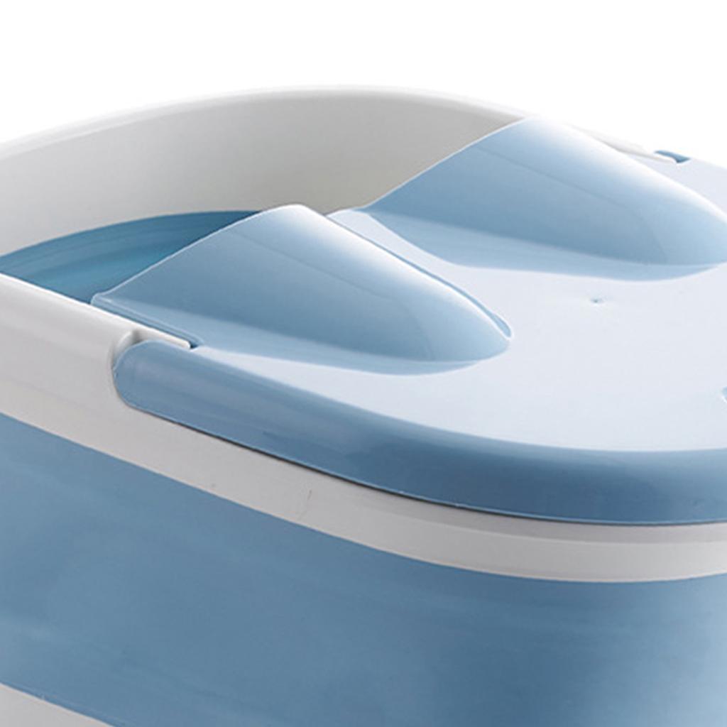 Collapsible Foot Bath Tub with Massaging Rollers Portable Foldable Foot Spa Soak Bath Tub with