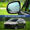 Wide Angle Convex Wing Rearview Mirror Glass Heated with Back Plate for Peugeot 3008 09-16 for Citroen C3 C4 Picasso 2007-