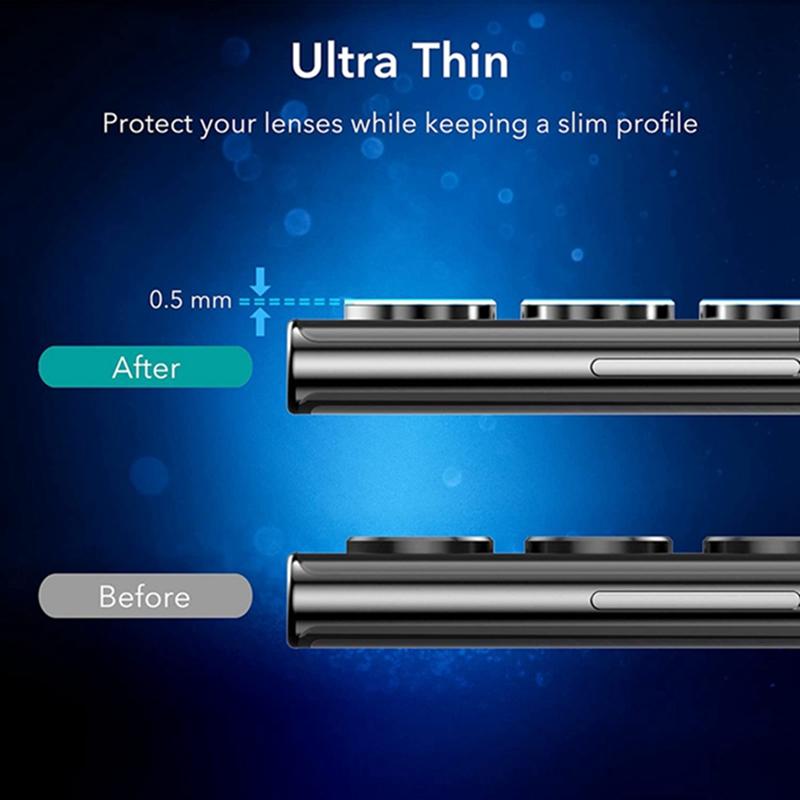 For Samsung Galaxy S22 Ultra Camera Lens Protectors Metal Camera Ring Case Glass for Samsung S 22 S22Ultra 5G Protective Cap