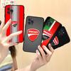 Мотоциклетные гонки D-Ducaties Для IPhone 17 16 15 14 13 12 11 Pro Max Plus Ударопрочный Черный Мягкий Чехол для Телефона