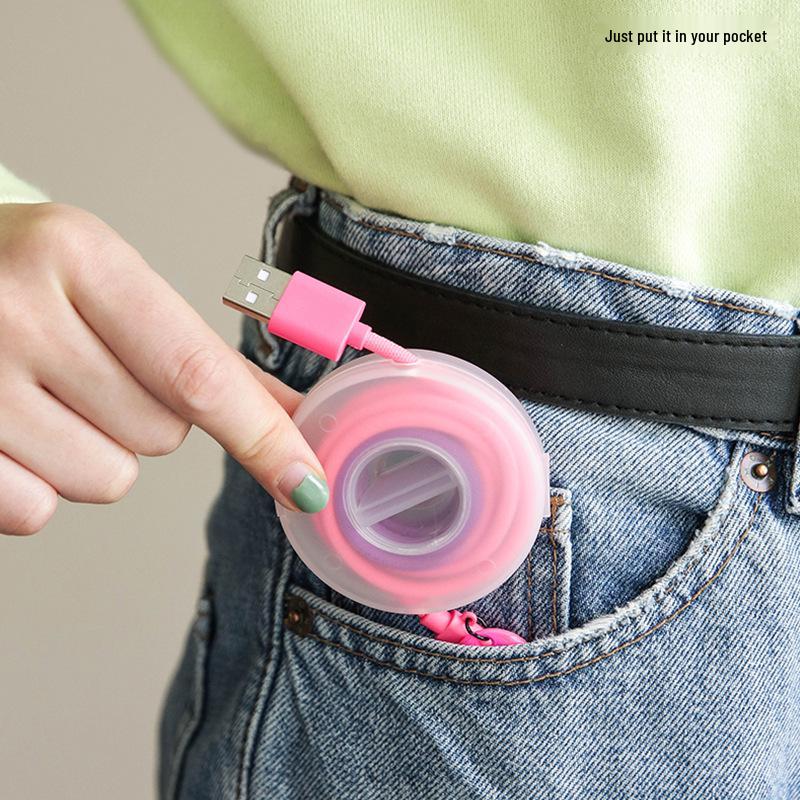 Портативный ящик для хранения кабеля: Удобный для путешествий органайзер для зарядных устройств и проводов