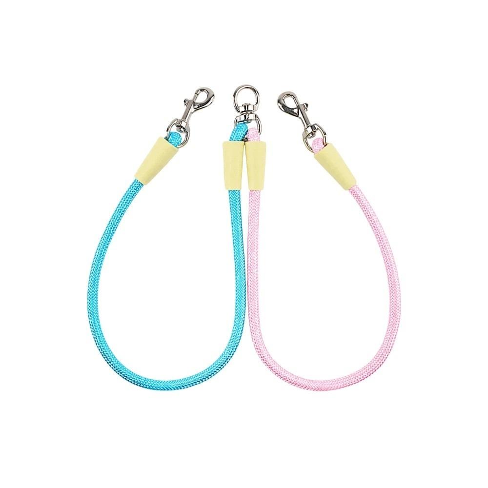 Durable 2 Dogs Pet Leash Nylon Extended Pet Leash Belt 2 in 1 Dual-Headed Leash Walking Two Dogs