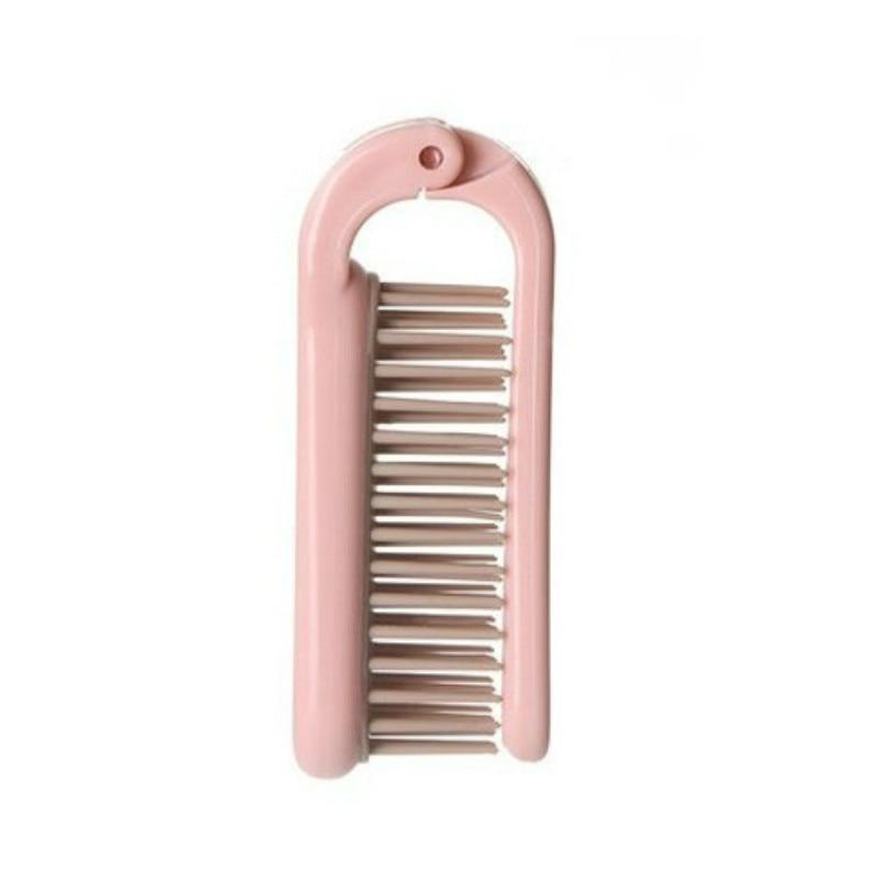 Air Cushion Hair Styling Comb Mini Folding Comb Women Portable Compact Comb Cute Students Anti-static Massage Hair Brush