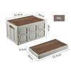 GIANXI Wooden Lid Camping Table Household Portable Folding Table Storage Outdoor Table Pliante Outdoors Furniture Storage Box