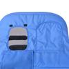 Twin Stroller Steel Frame Blue and Black